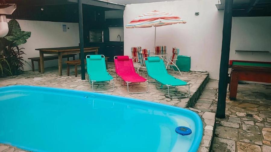 Praia Piscina Bilhar Churrasqueira Villa Sao Sebastiao  Eksteriør billede